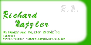 richard majzler business card